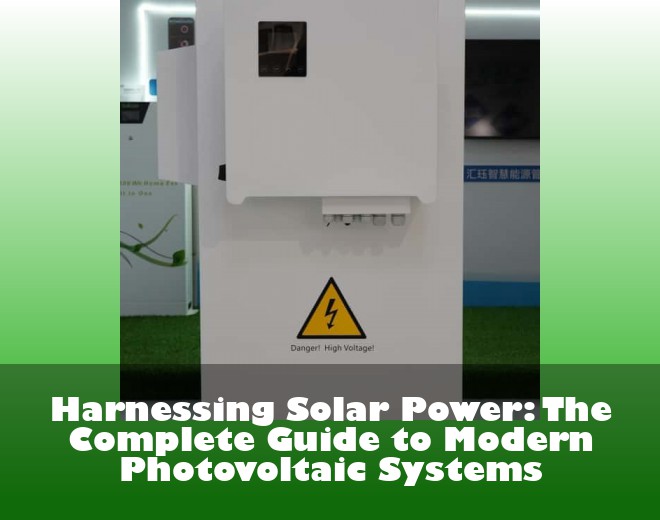 Harnessing Solar Power: The Complete Guide to Modern Photovoltaic Systems